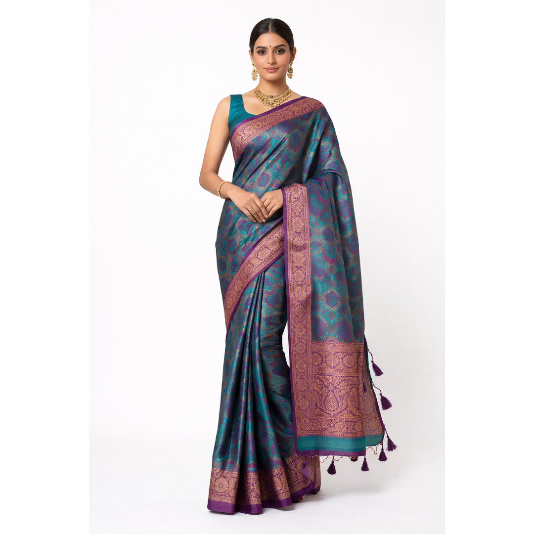 Tissue Fabric Silk Saree